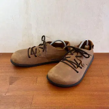 새상품급 버켄스탁 몬타나 26.0cm 브라운 가죽