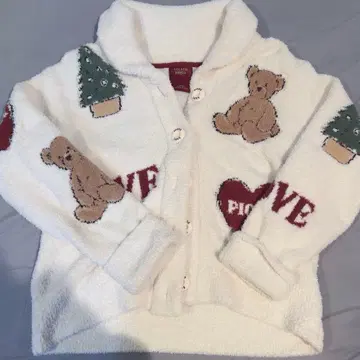 젤라또피케 젤라피케 룸웨어 가디건 크리스마스 화이트