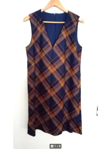 Leilian V넥 무릎 기장 원피스 사이즈 11