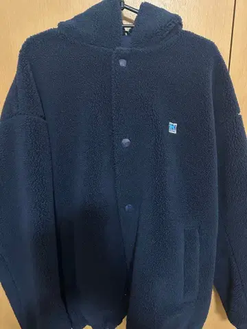 네이비 플리스 자켓