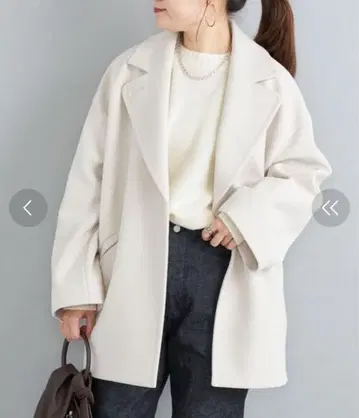 ships 코트 화이트 베이지