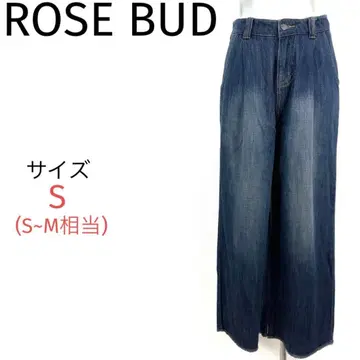 ROSEBUD 데님 와이드 팬츠 청바지 새상품급 와이드 스트레이트 루즈핏