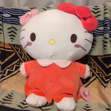 헬로키티 Hello Kitty 봉제 인형 다이컷 쿠션 시마무라