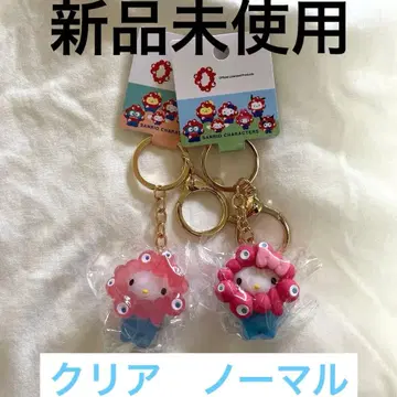 산리오 미야쿠미야쿠 입체 키링 (키티 세트)