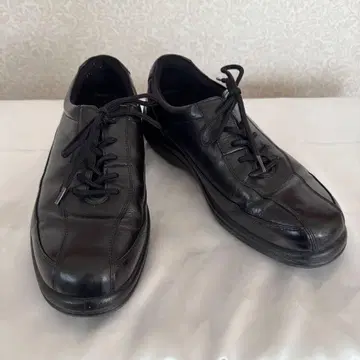 [ 새상품급 ] COSMO 고어텍스 블랙 가죽 스니커즈 24.5cm 4E