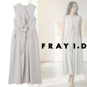 FRAY I.D 프레이 아이디 프론트 프릴 플레어 원피스 0
