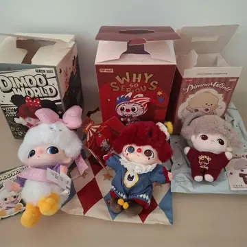 POPMART/DIMOO 데이지/WHY SO SERIOUS/3체 세트