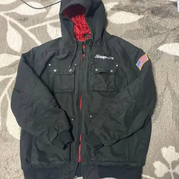 Snap-on 마운틴 후드티 블랙