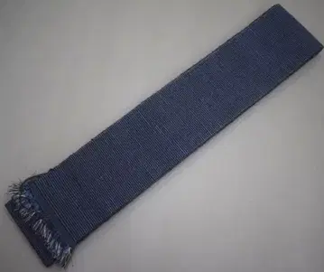 M16-18 순수 실크 남성용 오비 네이비 블랙 가는 줄무늬