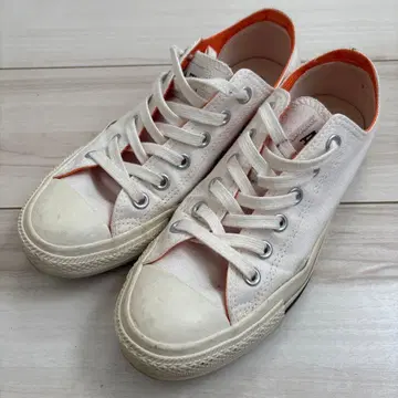 CONVERSE ALL STAR 화이트/오렌지 스니커즈