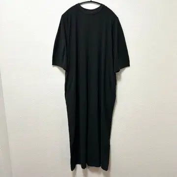 카구레 코쿤 슬리브 스트레이트 원피스 차콜 그레이 사이즈 0