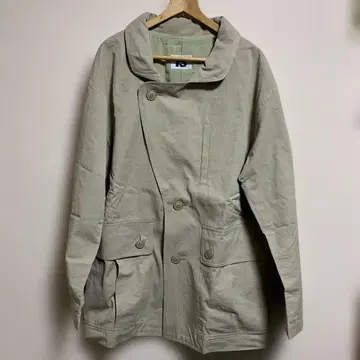 I.S. 베이지 더블 브레스트 밀리터리 자켓