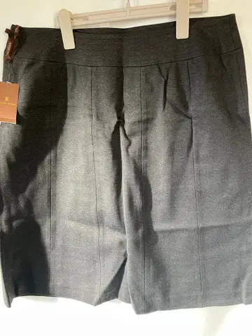 그레이 미디 스커트 빅 사이즈 50