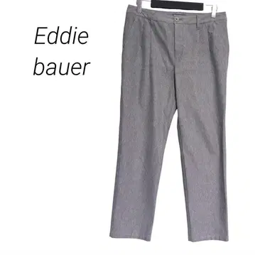 [ 에디 바우어 ] 투 턱 테이퍼드 팬츠 깔끔한 스트레치 그레이