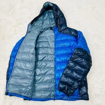 몽벨 U.L.다운 가이드 후드티 XL 스태프 백 없음 블루 단종