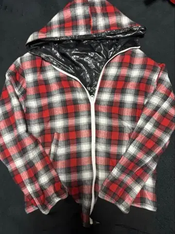 체크 무늬 후드티 y2k 헤이세이 갸루