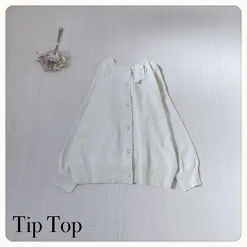 [ 미사용 택 포함 ] 팁탑 2way 리브 가디건