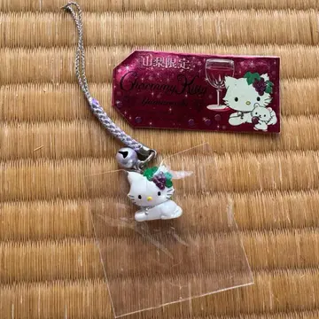 산리오 키티 야마나시 한정 챠미키티 족쇄 스트랩 2006년