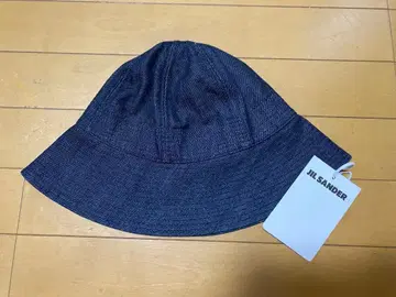 질 샌더 인디고 버킷햇