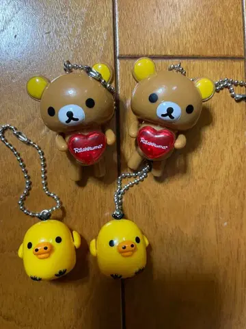 리락쿠마 스트랩 4개 세트