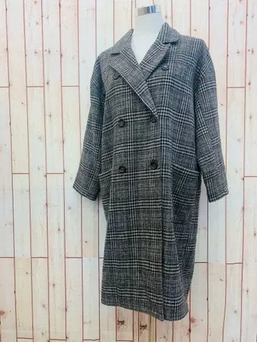 SUREVE 가을/겨울 글렌체크 패턴 체스터 코트 M [ 중고 ] D/B