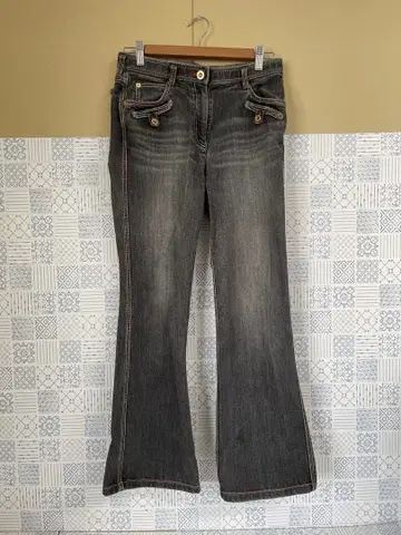 이타리야 이탈리아 여성용 부츠컷 데님