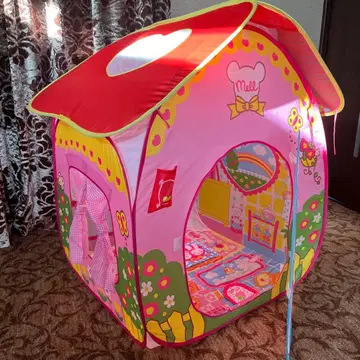 새상품급 멜짱 커다란 집 소꿉놀이 텐트 하우스 선물 크리스마스