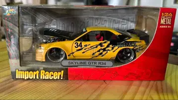 s1621 jada SKYLINE GTR R34 1/24 미니카