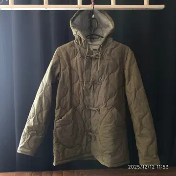 JELADO 퀼팅 자켓 후드티 코트 밀리터리