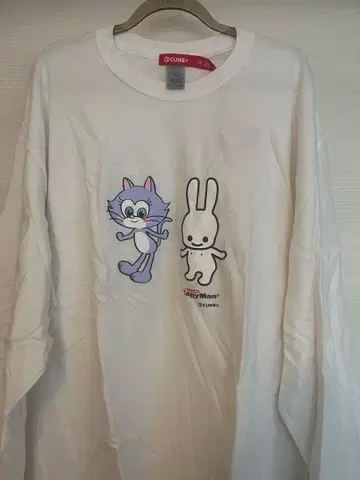 미착용 XL CUNE 도기맨 콜라보 롱티