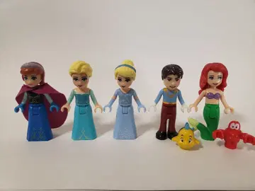 레고 프린세스 겨울왕국 엘사 신데렐라 아리엘 왕자 정품