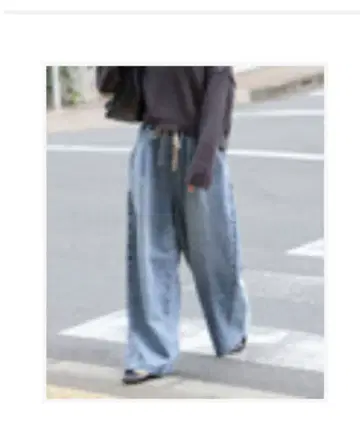 JOURNAL STANDARD 이지 데님 와이드 팬츠