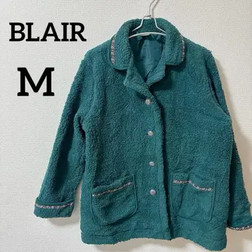 포근포근 BLAIR 블레어 [ M ] 터콰이즈 보아 자켓 따뜻한 가벼운