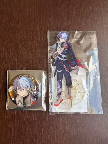 프로세카 세카라이 아오야기 토야 메탈릭 캔뱃지 아크릴 스탠드