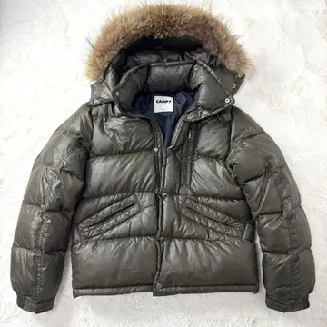 y2k archive CAMP7 다운 자켓 M 올리브 그린 광택