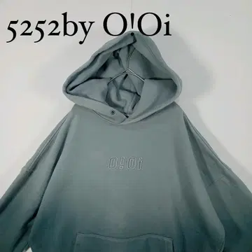 5252 by O!Oi 그레이 후드티 오버 사이즈 L 헤비 코튼