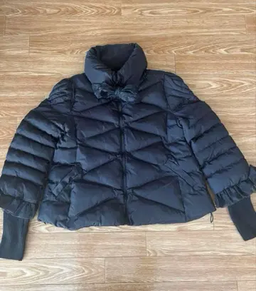 코튼 100 리본 포함 자켓 프릴 소매