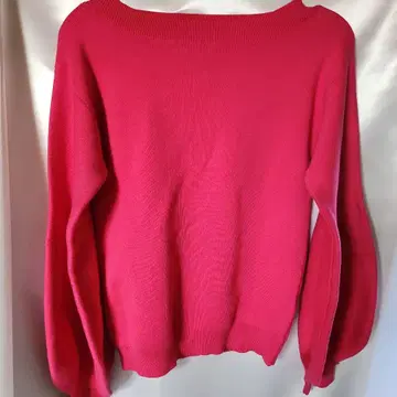 JENNE 핑크 니트 긴팔 스웨터 사이즈 M