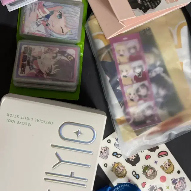 일괄) 이세계 아이돌 응원봉 슬로건 포토카드 판매합니다