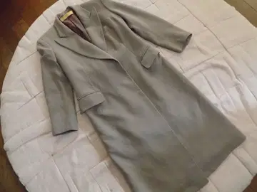 정품 이탈리아제 다나카란 체스터 코트 9호 M 롱 코트 여성용