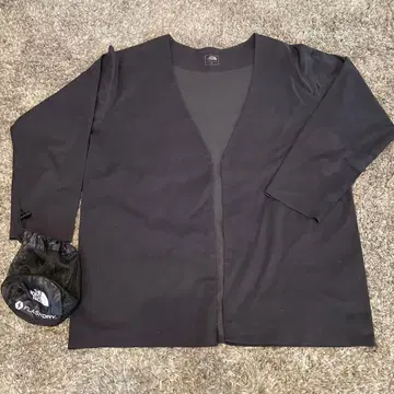 THE NORTH FACE 블랙 가디건 L 수납 봉투 포함