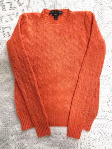 랄프 로렌 케이블 니트 캐시미어 100%