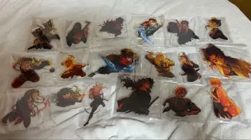 귀멸의 칼날 키 비주얼 아크릴 스탠드 A B 컴프 세트