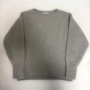 [ 새상품급 ] 결론 시리즈 후레테 헤어리 니트 그린 라벨 베이지