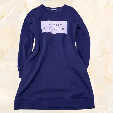 TOMMY HILFIGER 맨투맨 원피스 S 네이비