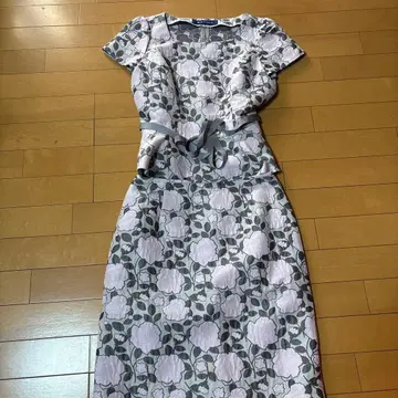 MS GRACY 꽃무늬 무릎 기장 원피스 38