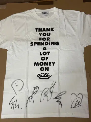 [사인 포함] BiSH Out of the BLUE 티셔츠