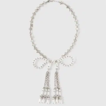 [타나카 다이스케] 진주 리본 목걸이