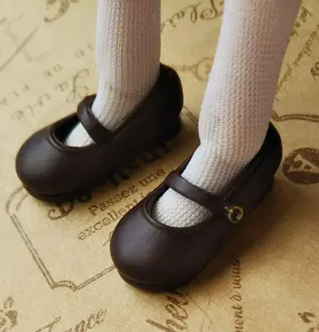 배송비 포함 1/6 인형 사이즈 스트랩 슈즈/브라운/신발 브라이스