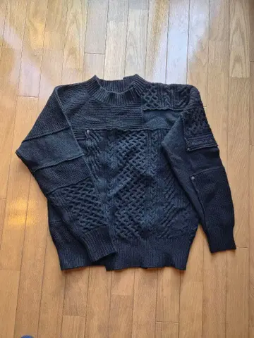 sacai 사카이 도킹 울 니트